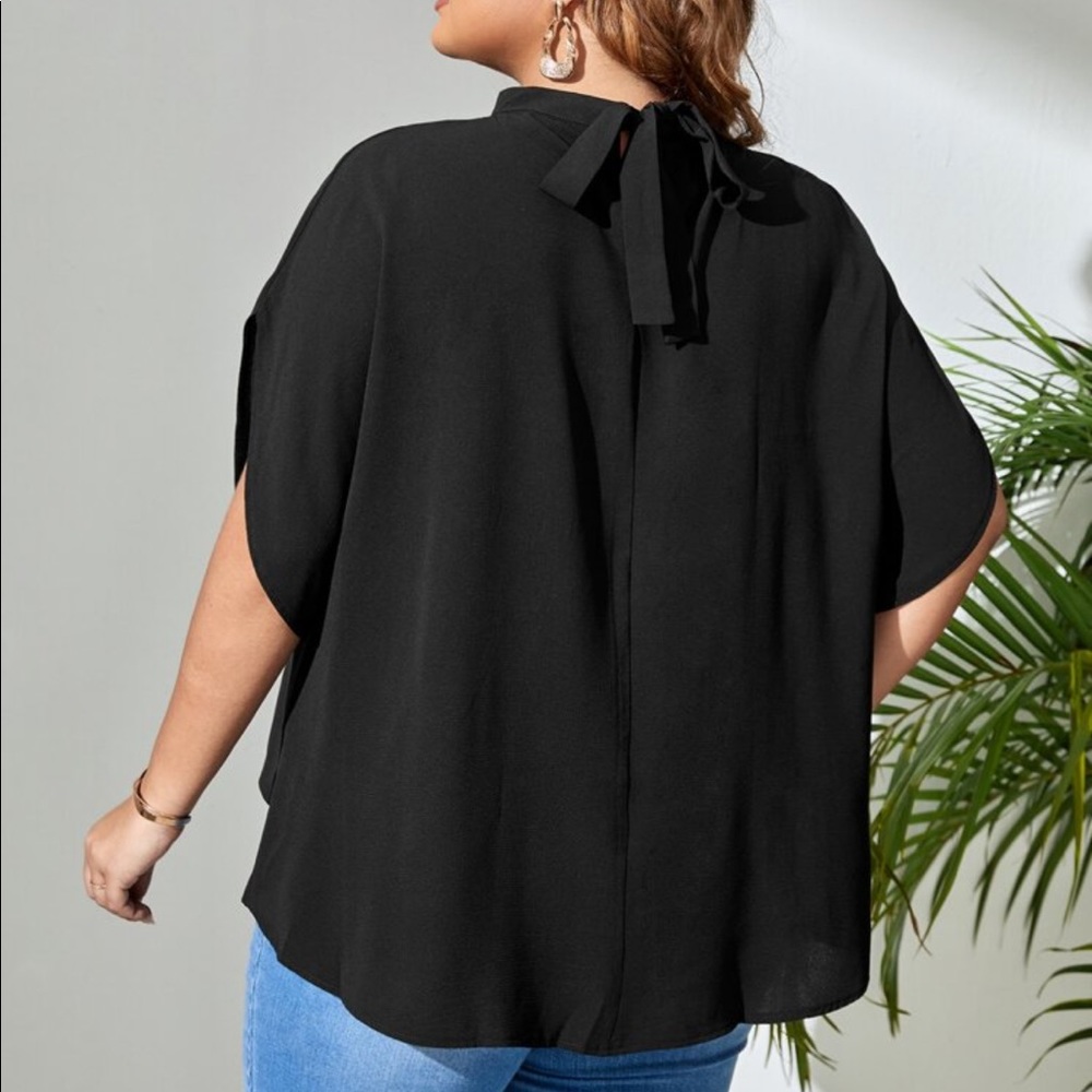 Boho Plus Size Oversized Loose Fit Dolman Sleeve Top Blouse GREEN - Picture 6 of 14